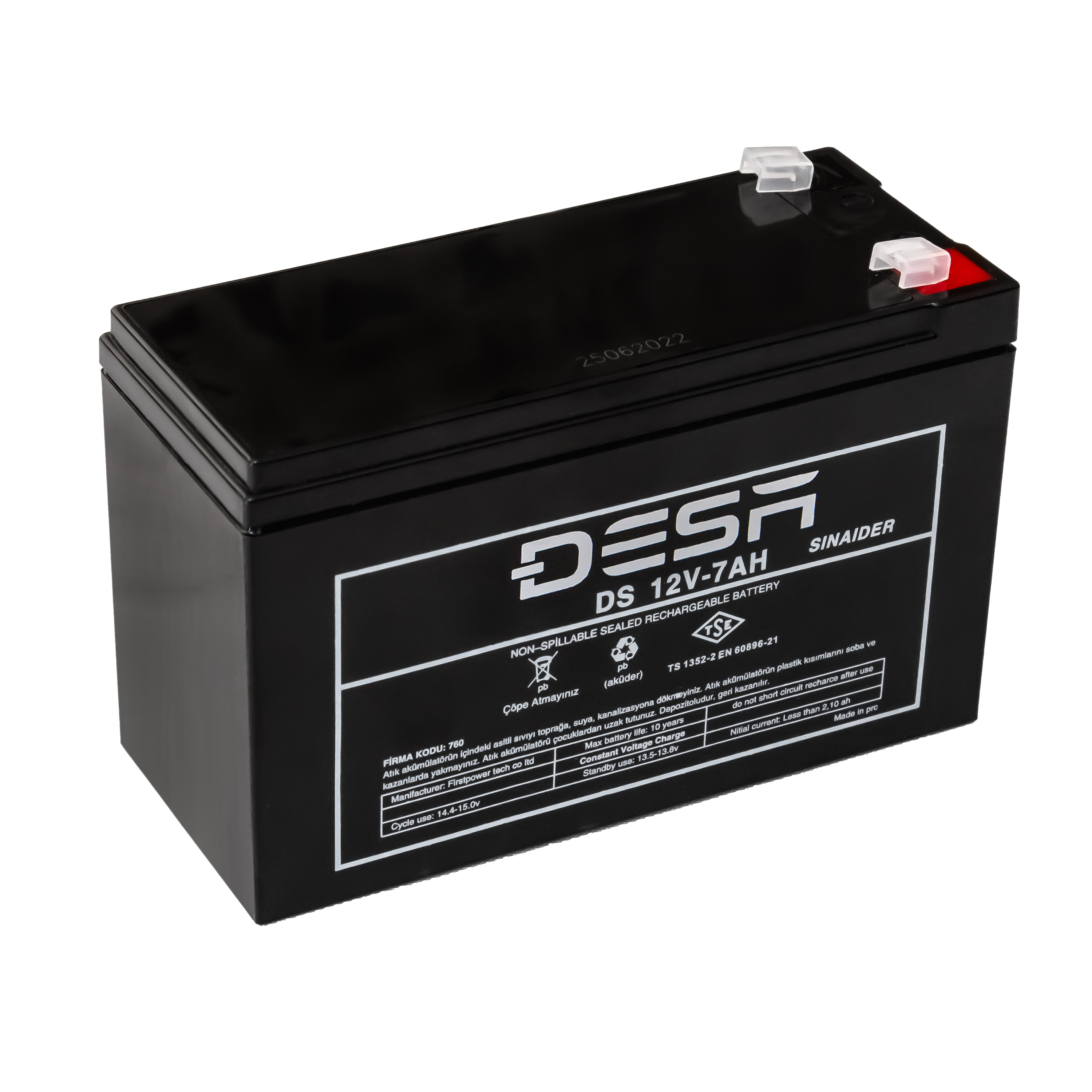 7.2AH 12V KURU TİP AKÜ